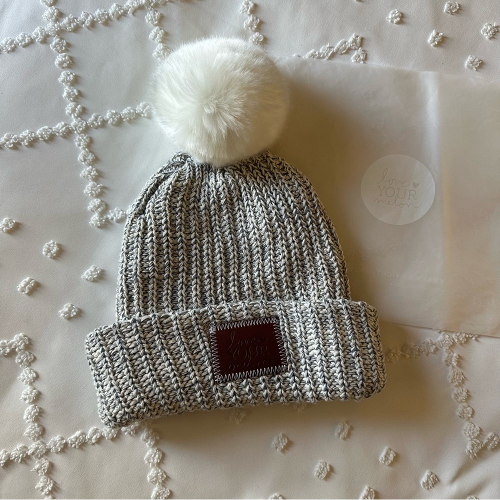 Love Your Melon Pom Beanie